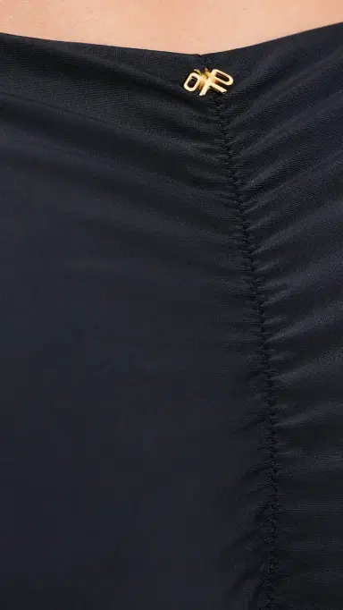 PQ Swim Basic Ruched Bikini Bottoms Midnight S | Thumbnail 5