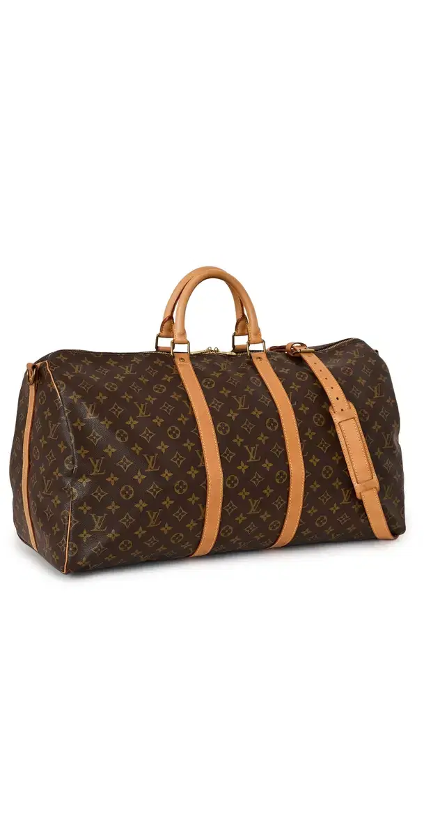 Louis Vuitton Keepall Bandouliere 55 Duffle Bag, Monogram Brown One Size