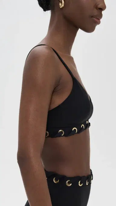 Stylest DreamSculpt Grommet Bikini Top Caviar S | Thumbnail 4