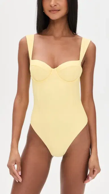 SIMKHAI Kyle Bustier One Piece Buttercream | Thumbnail 2