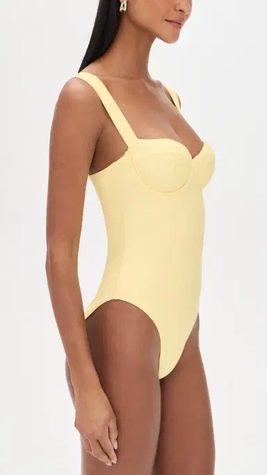 SIMKHAI Kyle Bustier One Piece Buttercream | Thumbnail 4