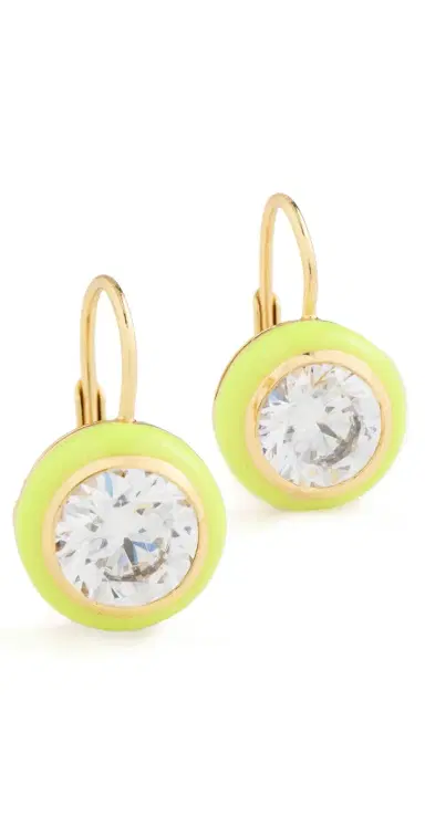 HART Enamel Bezel Drop Earrings | Thumbnail 1
