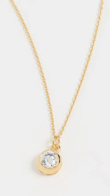 HART Bezel Charm Chain Necklace Gold One Size | Thumbnail 4