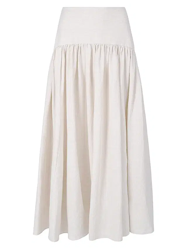 Women's Procida Drop-Waist Linen Maxi Skirt - Natural