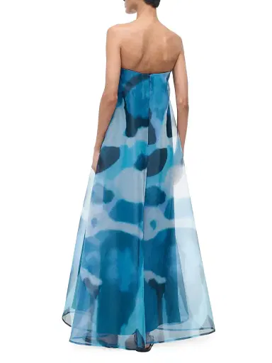Staud Women's Allyson Printed Strapless Maxi Dress | Thumbnail 5 Staud Women's Allyson Printed Strapless Maxi Dress | Thumbnail 5