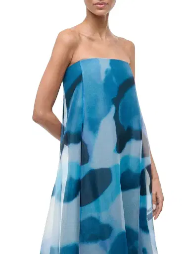 Staud Women's Allyson Printed Strapless Maxi Dress | Thumbnail 6 Staud Women's Allyson Printed Strapless Maxi Dress | Thumbnail 6