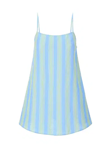 Staud Women's Laura Striped Linen Minidress | Thumbnail 1 Staud Women's Laura Striped Linen Minidress | Thumbnail 1