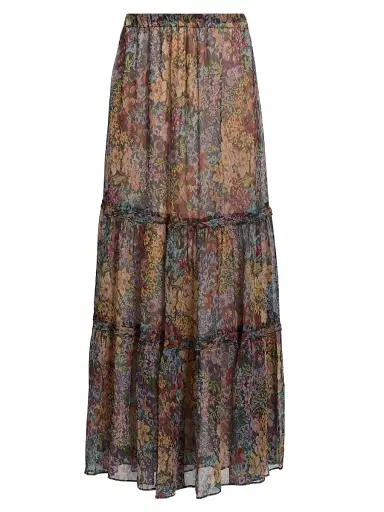 Kobi Halperin Women's Clea Floral Tiered Maxi Skirt | Thumbnail 1 Kobi Halperin Women's Clea Floral Tiered Maxi Skirt | Thumbnail 1
