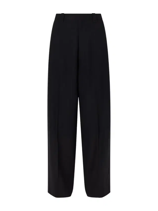 Woven wide-leg pants