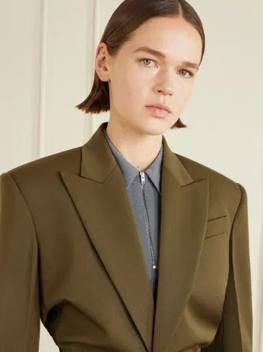 Phoebe Philo Single-breasted wool blazer | Thumbnail 5