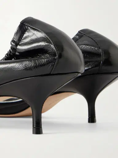 Phoebe Philo Low Pucker pumps in leather | Thumbnail 3