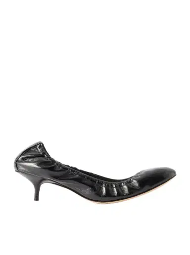 Phoebe Philo Low Pucker pumps in leather | Thumbnail 1