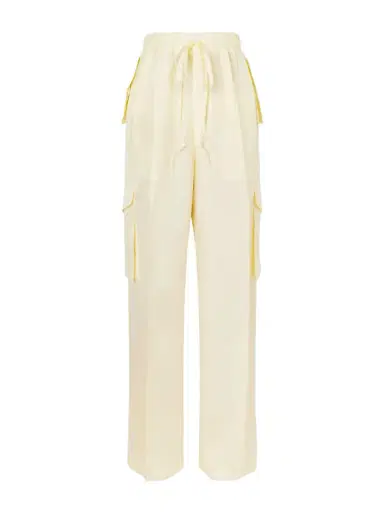 Phoebe Philo Silk wide-leg cargo pants | Thumbnail 1