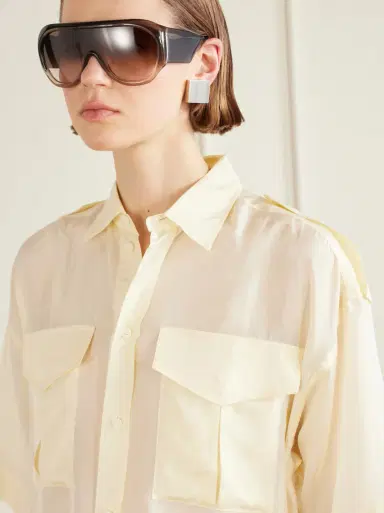 Phoebe Philo Utility silk shirt | Thumbnail 3