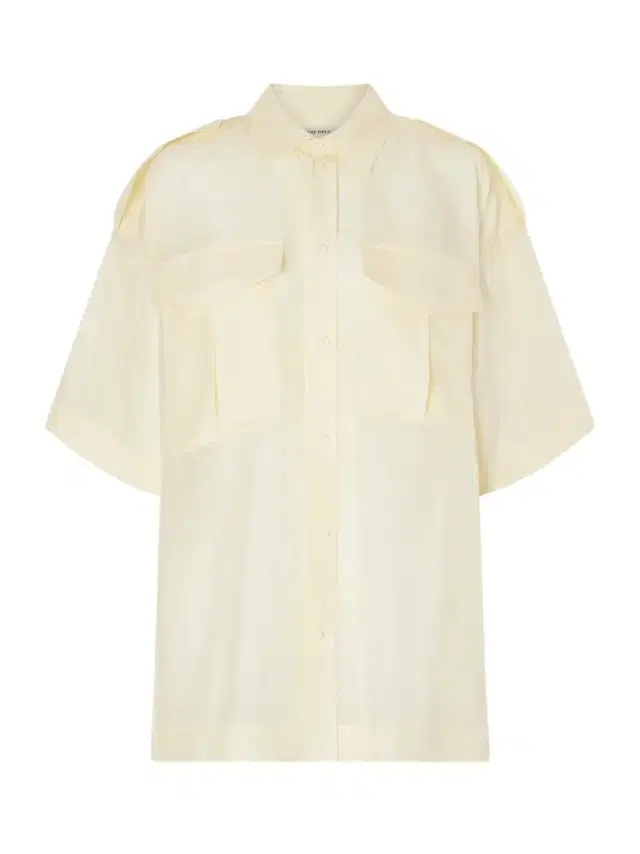 Utility silk shirt