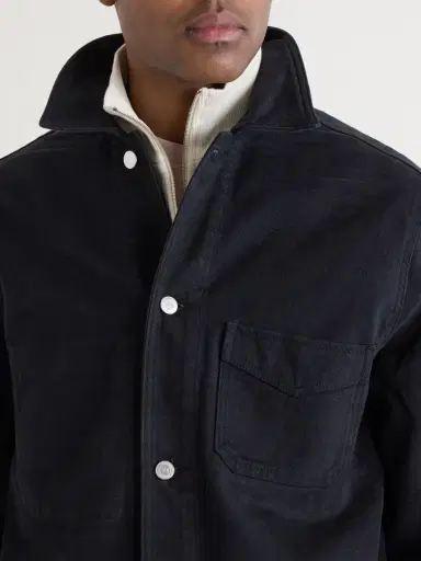 Drake's Denim Chore Jacket - Men | Thumbnail 5