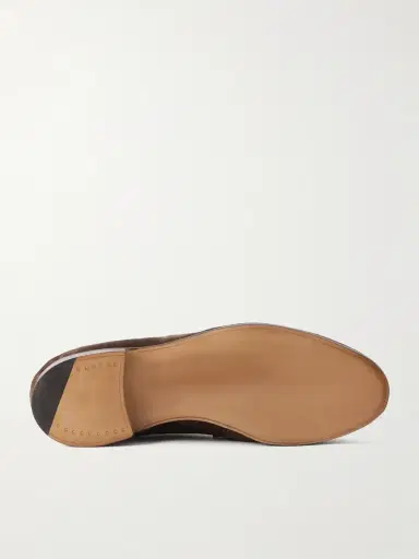 Drake's Charles Suede Penny Loafers - Men | Thumbnail 3