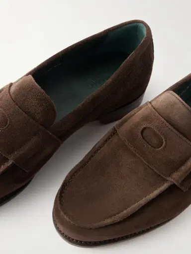 Drake's Charles Suede Penny Loafers - Men | Thumbnail 5