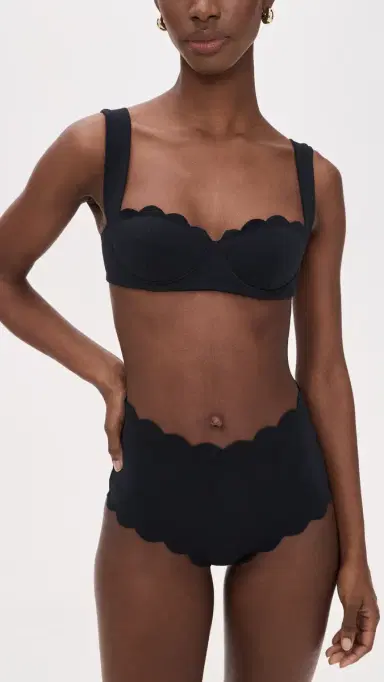 Marysia Santa Monica Bikini Bottoms Black | Thumbnail 4 Marysia Santa Monica Bikini Bottoms Black | Thumbnail 4