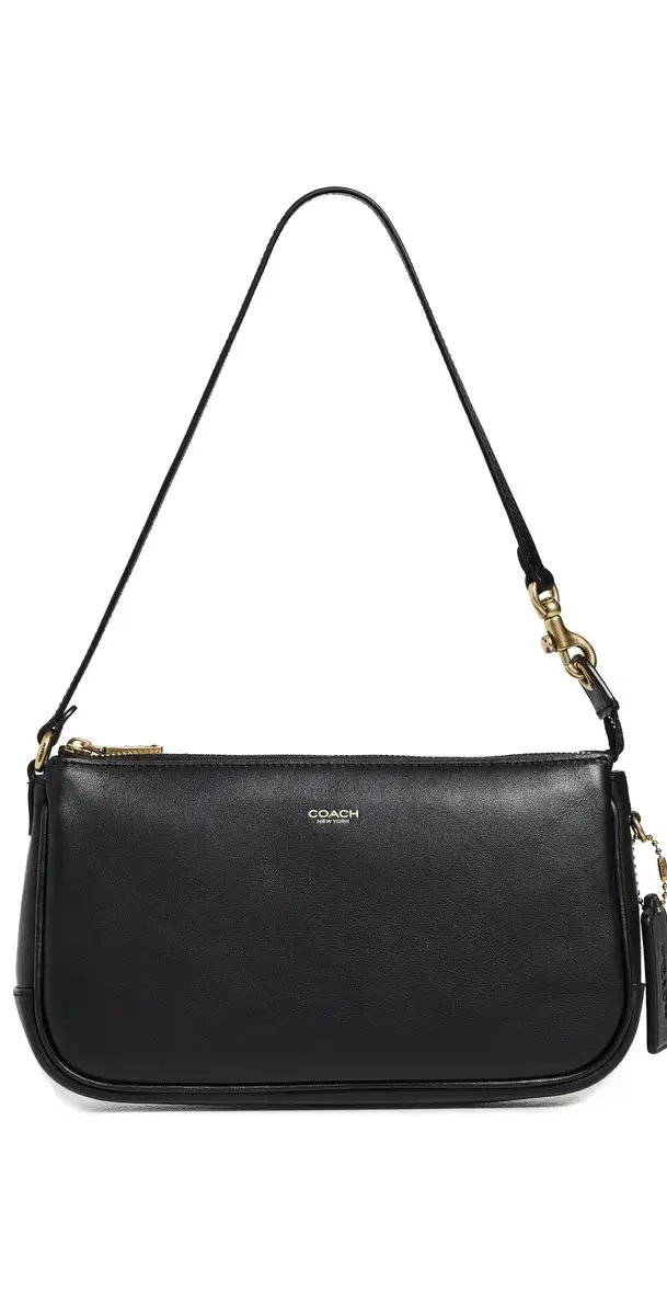 Natural Grain Leather Plaza Bag Black One Size