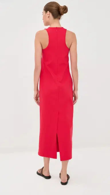 Tibi Compact Ultra Stretch Knit Sleeveless Dress Red 4 | Thumbnail 3 Tibi Compact Ultra Stretch Knit Sleeveless Dress Red 4 | Thumbnail 3