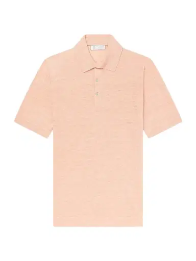 Brunello Cucinelli Linen and Cotton-Blend Polo Shirt - Men | Thumbnail 1