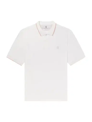 Brunello Cucinelli Logo-Embroidered Cotton Polo Shirt - Men | Thumbnail 1