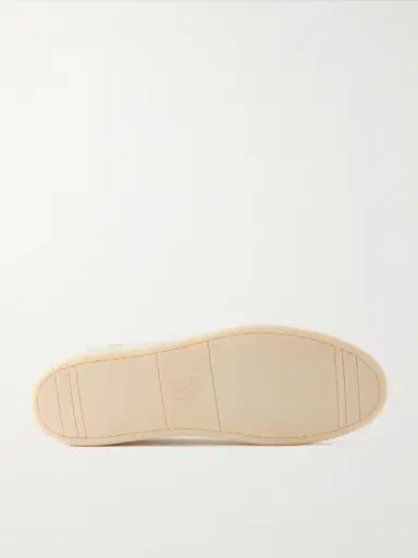 Brunello Cucinelli Suede-Trimmed Leather Sneakers - Men | Thumbnail 3