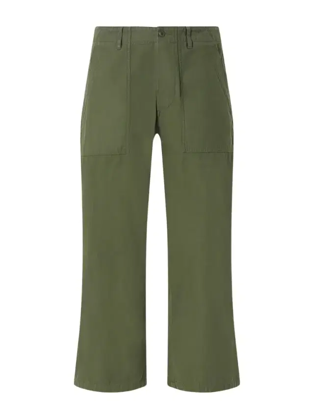 Straight-Leg Cotton Trousers - Men