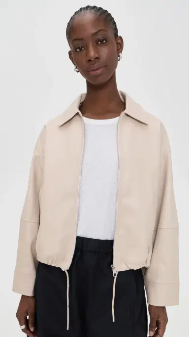Apparis Ada ans Faux Leather Jacket Latte | Thumbnail 2