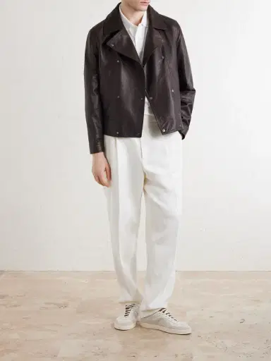 Brunello Cucinelli Leather Jacket - Men | Thumbnail 2