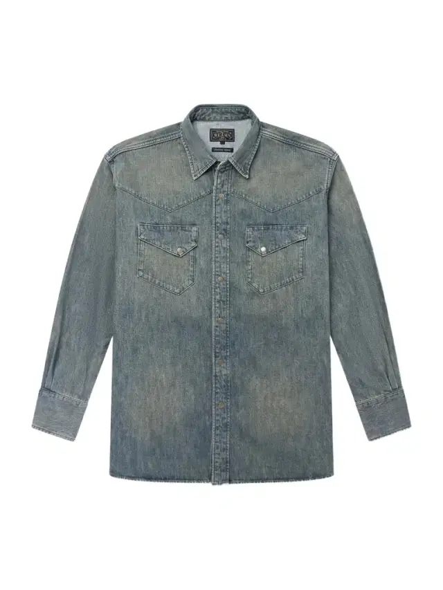 Western Double Dye Denim Shirt - Men