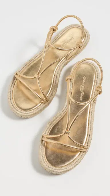 Gianvito Rossi Nappa Silk Corda Sandals Mekong/Naturale 40 | Thumbnail 5
