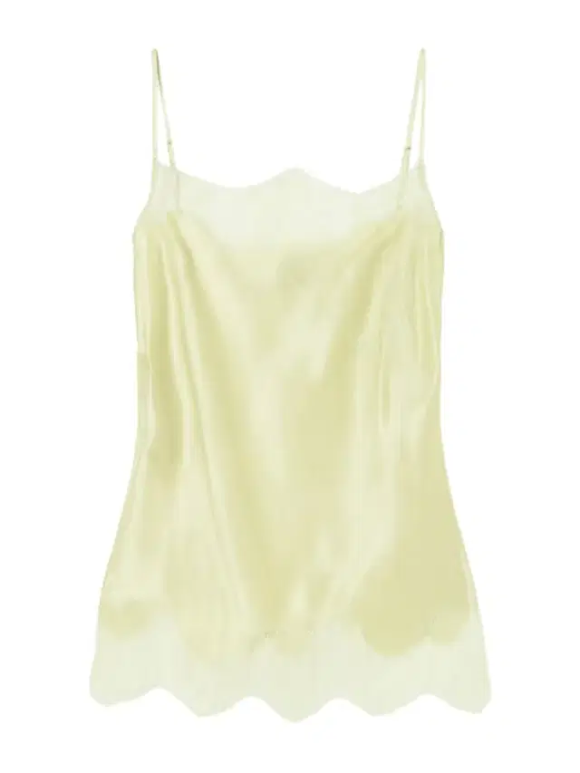 Lace-trimmed Silk-satin Camisole