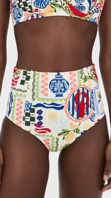 HUNTER BELL Swim Bikini Bottoms Coastal Conversation S | Thumbnail 2 HUNTER BELL Swim Bikini Bottoms Coastal Conversation S | Thumbnail 2