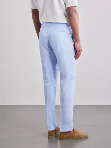 Orlebar Brown Griffon Straight-Leg Linen Trousers - Men | Thumbnail 4