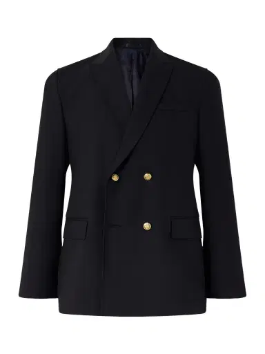Beams Plus Double-Breasted Grain de Poudre Wool Blazer - Men | Thumbnail 1