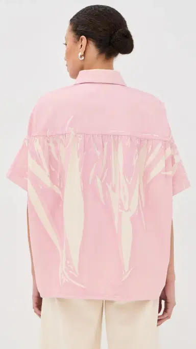 Marni Button Down Shirt Pink Gummy | Thumbnail 3