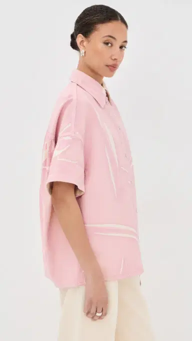 Marni Button Down Shirt Pink Gummy | Thumbnail 4