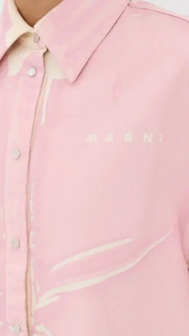 Marni Button Down Shirt Pink Gummy | Thumbnail 6