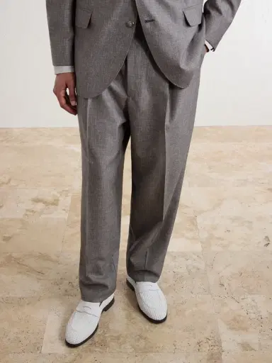 Brunello Cucinelli Woven Suede Penny Loafers - Men | Thumbnail 2
