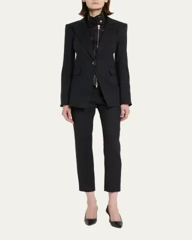 Veronica Beard Lamb Leather Moto Dickey | Thumbnail 2 Veronica Beard Lamb Leather Moto Dickey | Thumbnail 2