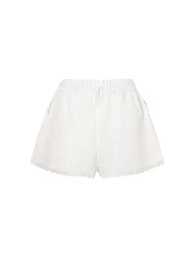 Embroidered Tulle Shorts
