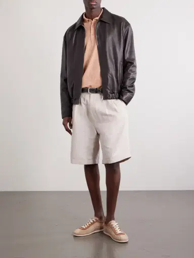 Brunello Cucinelli Leather Jacket - Men | Thumbnail 2