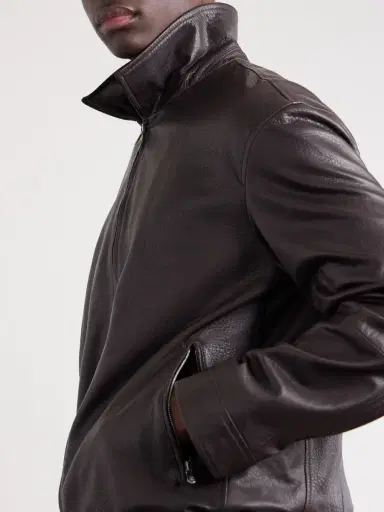 Brunello Cucinelli Leather Jacket - Men | Thumbnail 5