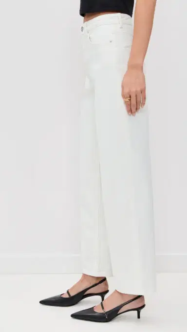 Aligne High Rise Straight Leg Jeans Ecru 24 | Thumbnail 4 Aligne High Rise Straight Leg Jeans Ecru 24 | Thumbnail 4