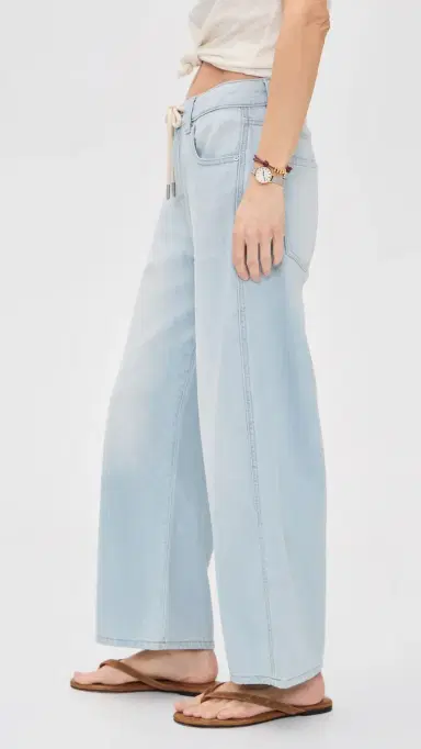 DL1961 DL Aura Taylor Petite Drawstring Barrel Jeans Poolside Aura (DL Aura) 24 | Thumbnail 4 DL1961 DL Aura Taylor Petite Drawstring Barrel Jeans Poolside Aura (DL Aura) 24 | Thumbnail 4