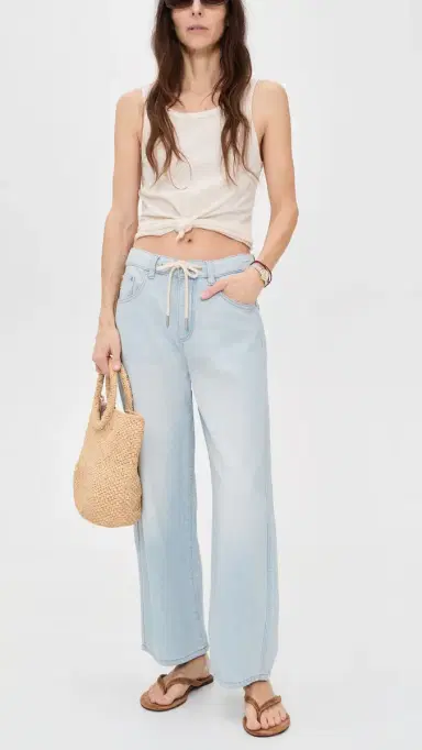 DL1961 DL Aura Taylor Petite Drawstring Barrel Jeans Poolside Aura (DL Aura) 24 | Thumbnail 5 DL1961 DL Aura Taylor Petite Drawstring Barrel Jeans Poolside Aura (DL Aura) 24 | Thumbnail 5