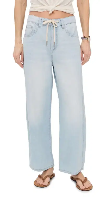 DL1961 DL Aura Taylor Petite Drawstring Barrel Jeans Poolside Aura (DL Aura) 24 | Thumbnail 1 DL1961 DL Aura Taylor Petite Drawstring Barrel Jeans Poolside Aura (DL Aura) 24 | Thumbnail 1