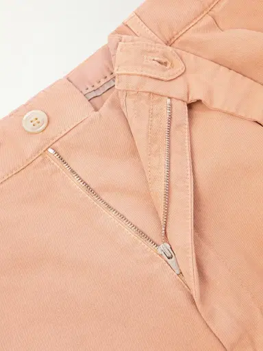 Brunello Cucinelli Straight-Leg Pleated Cotton Shorts - Men | Thumbnail 6